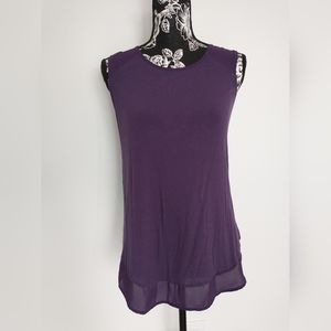 Merona Purple Sleeveless Top